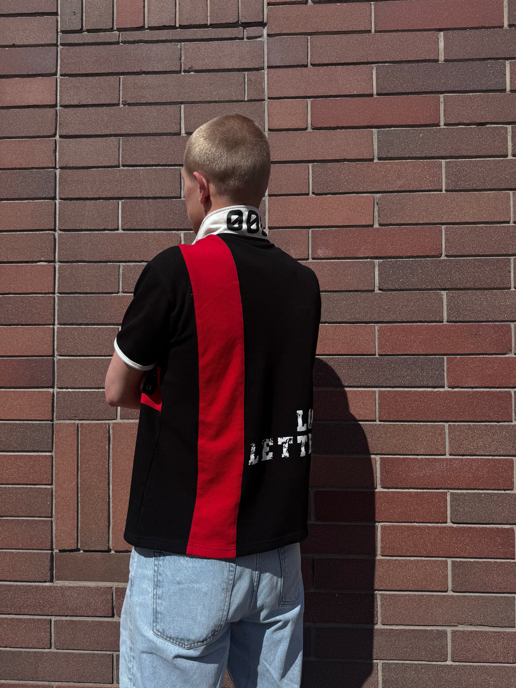 LOSTLETTER short sleeve polo tee